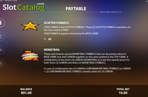 Οθόνη8. Nudge Timer Arcade Κουλοχέρης