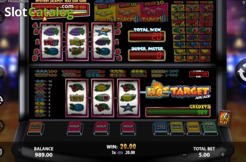 Οθόνη5. Hot Target Arcade Κουλοχέρης