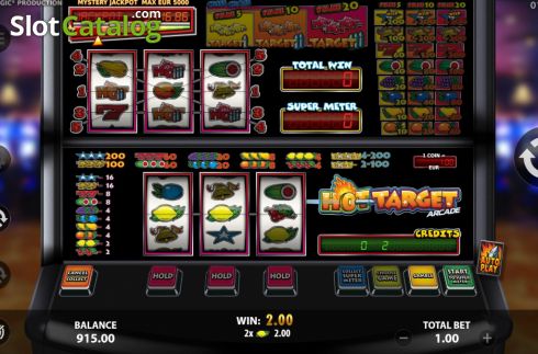 Οθόνη7. Hot Target Arcade Κουλοχέρης