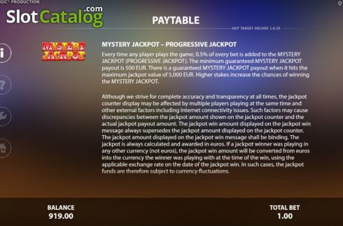 Οθόνη9. Hot Target Arcade Κουλοχέρης