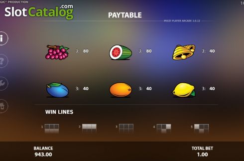 Οθόνη9. Multi Player Arcade Κουλοχέρης 