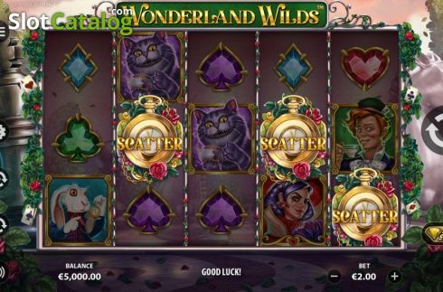 Οθόνη7. Wonderland Wilds Κουλοχέρης 