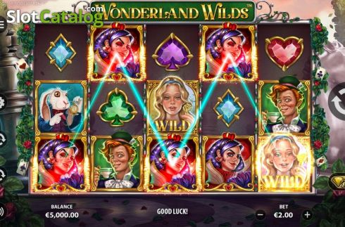 Οθόνη2. Wonderland Wilds Κουλοχέρης 