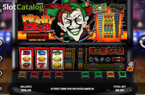 Οθόνη2. Mighty Joker Arcade Κουλοχέρης