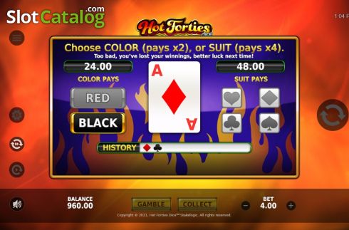 Οθόνη5. Hot Forties Dice Κουλοχέρης 
