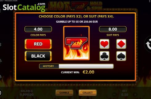 Οθόνη4. Hot 7 Hold and Spin Κουλοχέρης