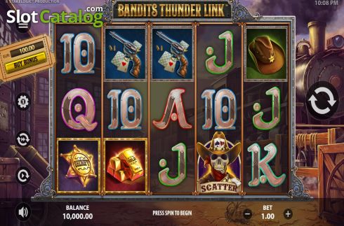 Οθόνη3. Bandits Thunder Link Κουλοχέρης