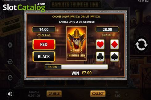 Οθόνη6. Bandits Thunder Link Κουλοχέρης