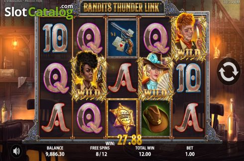 Οθόνη8. Bandits Thunder Link Κουλοχέρης
