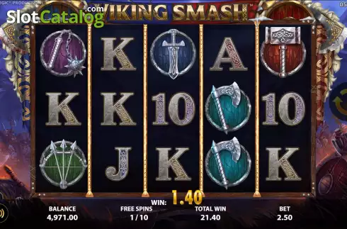 Οθόνη7. Viking Smash Κουλοχέρης