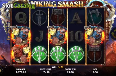 Οθόνη8. Viking Smash Κουλοχέρης