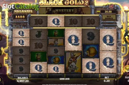 Οθόνη5. Black Gold 2 Megaways Κουλοχέρης