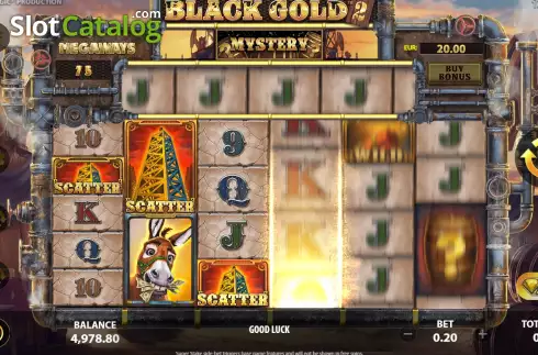 Οθόνη7. Black Gold 2 Megaways Κουλοχέρης