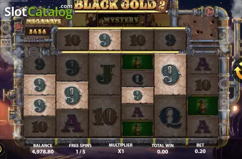 Οθόνη9. Black Gold 2 Megaways Κουλοχέρης