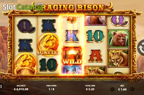 Οθόνη7. Raging Bison (StakeLogic) Κουλοχέρης