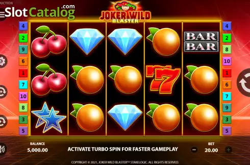 Οθόνη2. Joker Wild Blaster Κουλοχέρης