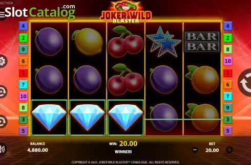 Οθόνη3. Joker Wild Blaster Κουλοχέρης
