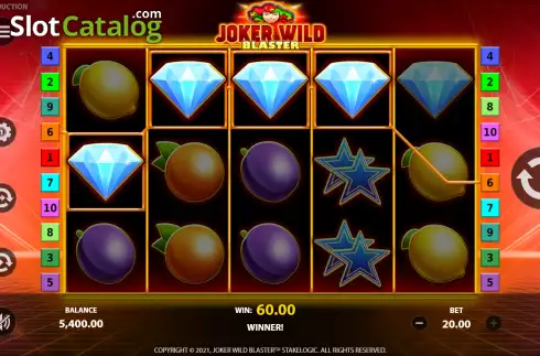 Οθόνη4. Joker Wild Blaster Κουλοχέρης