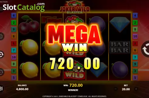 Οθόνη5. Joker Wild Blaster Κουλοχέρης
