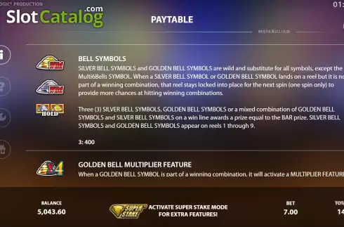 Οθόνη9. Multi6Bells Κουλοχέρης