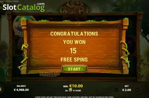 Οθόνη6. Lucky Gold Pot Κουλοχέρης