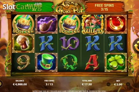 Οθόνη7. Lucky Gold Pot Κουλοχέρης