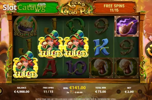 Οθόνη8. Lucky Gold Pot Κουλοχέρης
