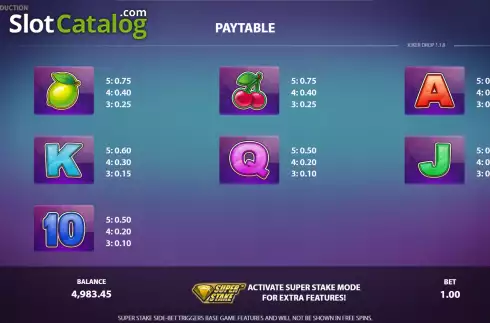 Οθόνη9. Joker Drop Κουλοχέρης 