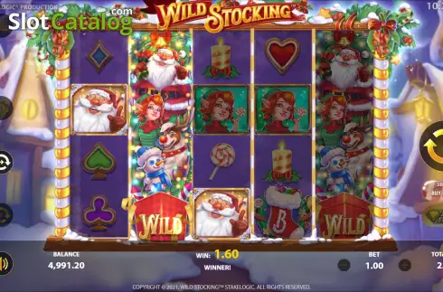 Οθόνη4. Wild Stocking Κουλοχέρης