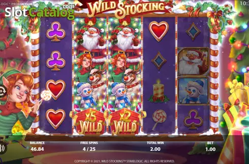 Οθόνη7. Wild Stocking Κουλοχέρης