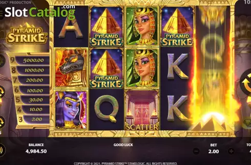Οθόνη4. Pyramid Strike Κουλοχέρης