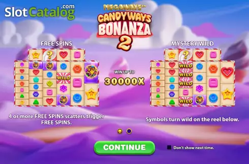 Οθόνη2. Candyways Bonanza Megaways 2 Κουλοχέρης