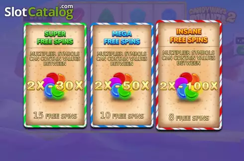 Οθόνη6. Candyways Bonanza Megaways 2 Κουλοχέρης