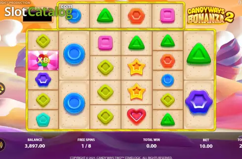 Οθόνη7. Candyways Bonanza Megaways 2 Κουλοχέρης
