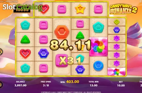 Οθόνη8. Candyways Bonanza Megaways 2 Κουλοχέρης