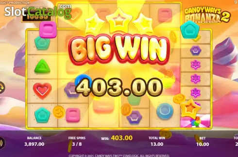 Οθόνη9. Candyways Bonanza Megaways 2 Κουλοχέρης