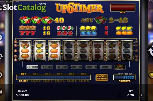 Οθόνη3. Up6Timer Κουλοχέρης