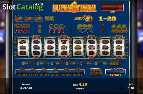 Οθόνη3. Super6Timer Κουλοχέρης