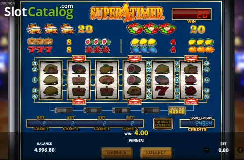 Οθόνη3. Super4Timer Κουλοχέρης 