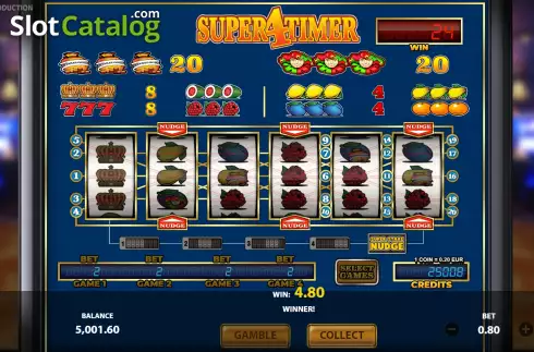 Οθόνη4. Super4Timer Κουλοχέρης 