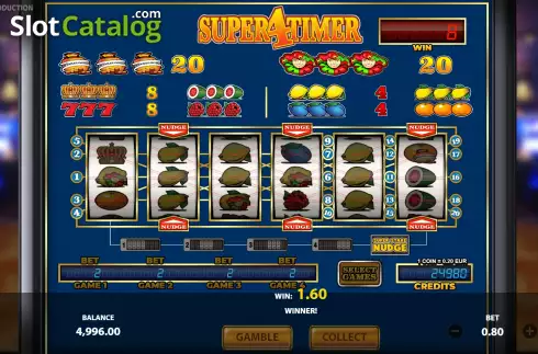 Οθόνη5. Super4Timer Κουλοχέρης 
