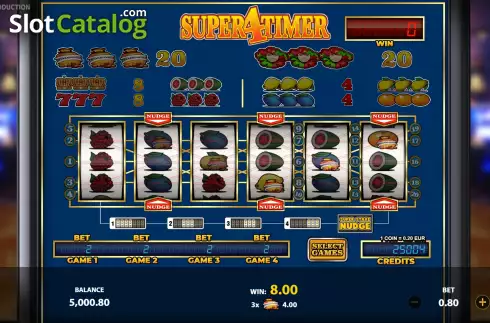 Οθόνη7. Super4Timer Κουλοχέρης 