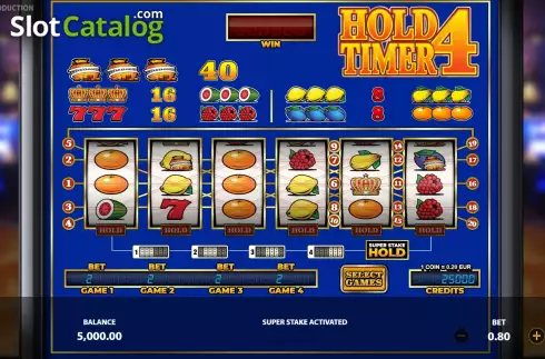 Οθόνη2. Hold4Timer Κουλοχέρης