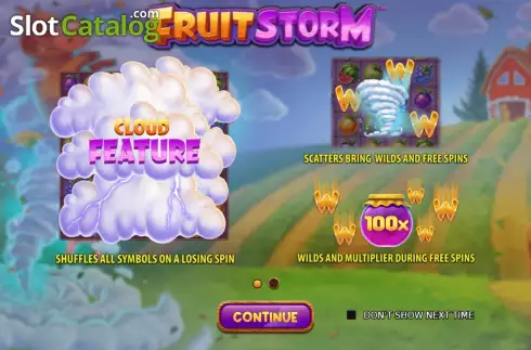 Οθόνη2. Fruit Storm (StakeLogic) Κουλοχέρης 
