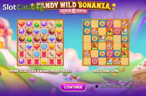 Οθόνη2. Candy Wild Bonanza Κουλοχέρης