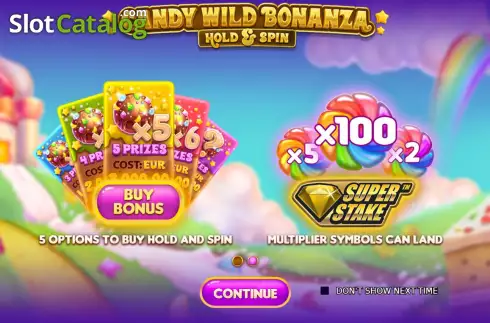 Οθόνη3. Candy Wild Bonanza Κουλοχέρης