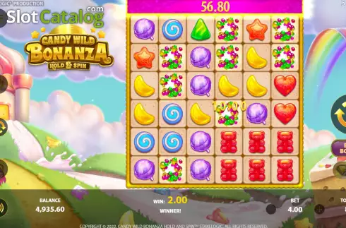 Οθόνη6. Candy Wild Bonanza Κουλοχέρης