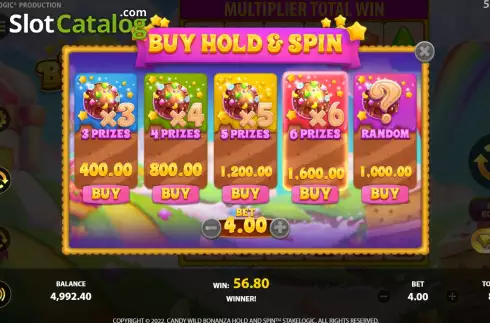 Οθόνη7. Candy Wild Bonanza Κουλοχέρης