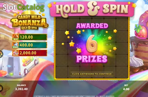Οθόνη8. Candy Wild Bonanza Κουλοχέρης