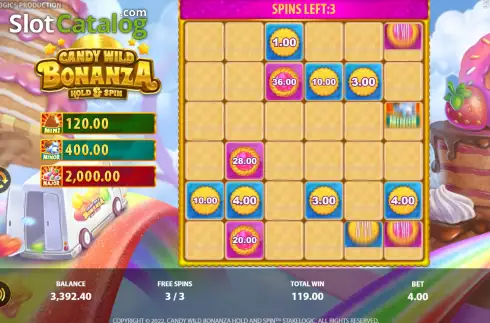 Οθόνη9. Candy Wild Bonanza Κουλοχέρης